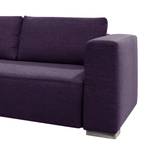 Canapé d'angle Heaven Colors Style XL Tissu - Tissu TCU : 47 very purple - Méridienne courte à gauche (vue de face) - Fonction couchage