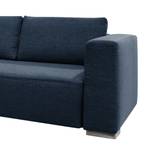 Canapé d'angle Heaven Colors Style XL Tissu - Tissu TCU : 16 navy blue - Méridienne courte à gauche (vue de face) - Sans fonction