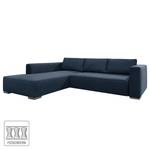 Hoekbank Heaven Colors Style XL geweven stof - Stof TCU: 16 navy blue - Longchair vooraanzicht links - Geen functie