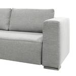 Ecksofa Heaven Colors Style XL Webstoff Webstoff - Stoff TCU: 9 light grey - Longchair davorstehend links - Keine Funktion