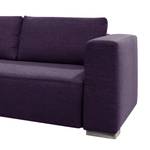 Ecksofa Heaven Colors Style XL Webstoff Webstoff - Stoff TCU: 47 very purple - Longchair davorstehend links - Keine Funktion