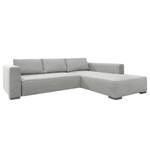 Ecksofa Heaven Colors Style XL Webstoff Webstoff - Stoff TCU: 9 light grey - Longchair davorstehend rechts - Schlaffunktion