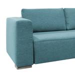 Ecksofa Heaven Colors Style XL Webstoff Webstoff - Stoff TCU: 6 fresh blue - Longchair davorstehend rechts - Schlaffunktion