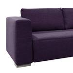 Ecksofa Heaven Colors Style XL Webstoff Stoff TCU: 47 very purple - Longchair davorstehend rechts - Schlaffunktion