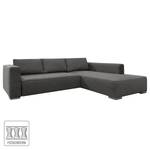 Ecksofa Heaven Colors Style XL Webstoff Webstoff - Stoff TCU: 19 pencil grey - Longchair davorstehend rechts - Keine Funktion