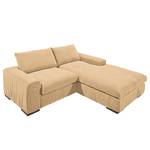 Ecksofa Hixon I Webstoff Beige - Longchair davorstehend rechts