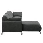 Ecksofa Hooper Grau - Longchair davorstehend links