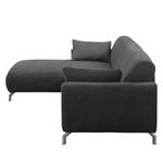 Ecksofa Hooper Grau - Longchair davorstehend links