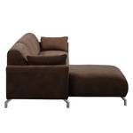 Ecksofa Hooper Schokolade/ Braun - Longchair davorstehend links