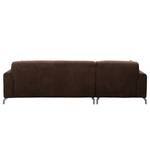 Ecksofa Hooper Schokolade/ Braun - Longchair davorstehend links