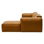 Ecksofa Hudson V Echtleder Echtleder Neka: Cognac - Longchair davorstehend rechts