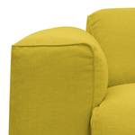 Ecksofa Hudson V Webstoff Webstoff Milan: Gelb - Longchair davorstehend links