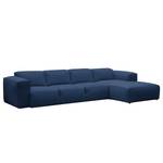 Ecksofa Hudson V Webstoff Webstoff Anda II: Blau - Longchair davorstehend rechts