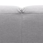 Canapé d'angle Hudson V Tissu Tissu Saia: Gris clair - Méridienne courte à droite (vue de face)