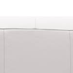 Canapé d'angle Hudson VI Cuir véritable - Cuir véritable Neka : Blanc - Angle à droite (vu de face)