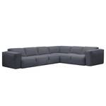 Ecksofa Hudson VI Webstoff Webstoff Milan: Anthrazit - Ecke davorstehend rechts