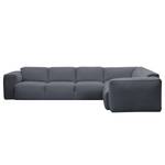 Ecksofa Hudson VI Webstoff Webstoff Milan: Anthrazit - Ecke davorstehend rechts