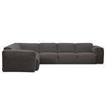 Ecksofa Hudson VI Webstoff Webstoff Anda II: Anthrazit - Ecke davorstehend links