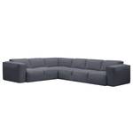 Ecksofa Hudson VI Webstoff Webstoff Milan: Anthrazit - Ecke davorstehend links