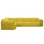 Ecksofa Hudson VI Webstoff Webstoff Milan: Gelb - Ecke davorstehend links