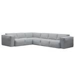 Ecksofa Hudson VI Webstoff Webstoff Anda II: Silber - Ecke davorstehend links