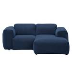 Ecksofa Hudson VII Webstoff Webstoff Anda II: Blau - Longchair davorstehend rechts