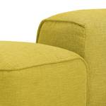 Ecksofa Hudson VII Webstoff Webstoff Milan: Gelb - Longchair davorstehend rechts
