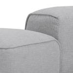 Ecksofa Hudson VII Webstoff Webstoff Milan: Hellgrau - Longchair davorstehend rechts