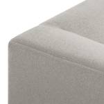 Ecksofa Jelsa Webstoff Webstoff - Grau - Longchair davorstehend links