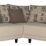 Ecksofa Joner Webstoff Beige Longchair davorstehend rechts