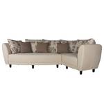 Ecksofa Joner Webstoff Beige Webstoff Beige - Longchair davorstehend rechts