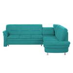 Ecksofa Kabalo Webstoff Petrol - Relaxfunktion