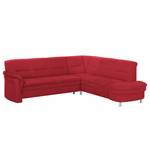 Ecksofa Kabalo Webstoff Webstoff - Rot - Relaxfunktion