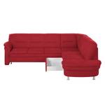 Ecksofa Kabalo Webstoff Rot - Relaxfunktion