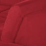 Canapé d'angle Kabalo Tissu - Rouge - Sans fonction - Sans fonction