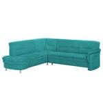 Ecksofa Kabalo Webstoff Petrol - Relaxfunktion