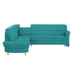 Ecksofa Kabalo Webstoff Petrol - Relaxfunktion