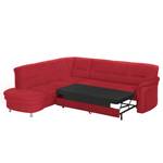 Ecksofa Kabalo Webstoff Rot - Relaxfunktion