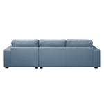 Ecksofa Kastel Webstoff Longchair davorstehend rechts - Jeansblau