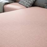 Ecksofa KiYDOO relax Webstoff Mauve - Longchair davorstehend rechts