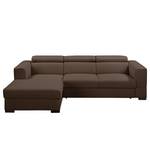 Ecksofa Lipley (mit Schlaffunktion) Webs Braun - Textil - 259 x 99 x 167 cm