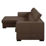 Ecksofa Lipley (mit Schlaffunktion) Webs Braun - Textil - 259 x 99 x 167 cm