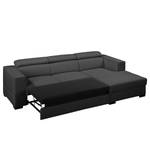 Ecksofa Lipley (mit Schlaffunktion) Webs Grau - Textil - 259 x 99 x 167 cm