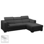 Ecksofa Lipley (mit Schlaffunktion) Webs Grau - Textil - 259 x 99 x 167 cm