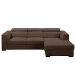 Ecksofa Lipley (mit Schlaffunktion) Webs Braun - Textil - 259 x 99 x 167 cm