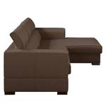 Ecksofa Lipley (mit Schlaffunktion) Webs Braun - Textil - 259 x 99 x 167 cm