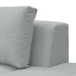 Ecksofa Madison I Webstoff Webstoff Anda II: Silber - Breite: 255 cm - Ottomane davorstehend links