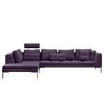 Ecksofa Madison I Webstoff Webstoff Anda II: Violett - Breite: 319 cm - Ottomane davorstehend links