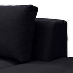 Ecksofa Madison I Webstoff Webstoff Saia: Anthrazit - Breite: 255 cm - Ottomane davorstehend rechts