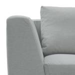 Ecksofa Madison I Webstoff Webstoff Anda II: Silber - Breite: 319 cm - Ottomane davorstehend rechts